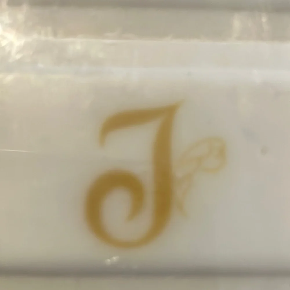 Vintage Monogrammed “J” Soap‎ Set